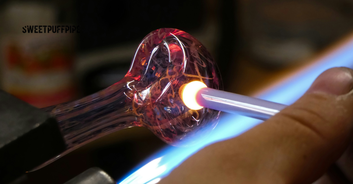  of using a glass pipe