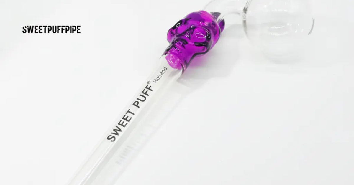 sweet puff glass pipe 14cm good