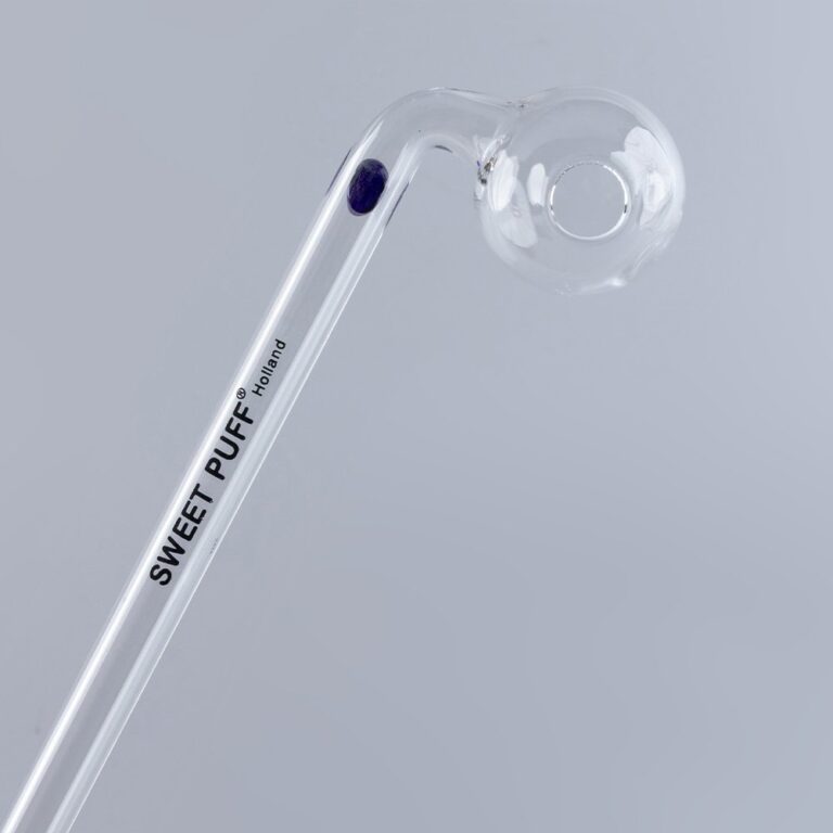 Sweet Puff Glass Pipe 16cm Coloured Balancer